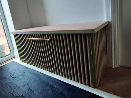 MDF shoe storage unit